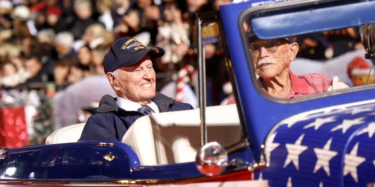 101-year-old WWII vet cheers on Trump in fiery patriotic speech: ‘Godd**mit, put a uniform on me — I’ll go tomorrow’