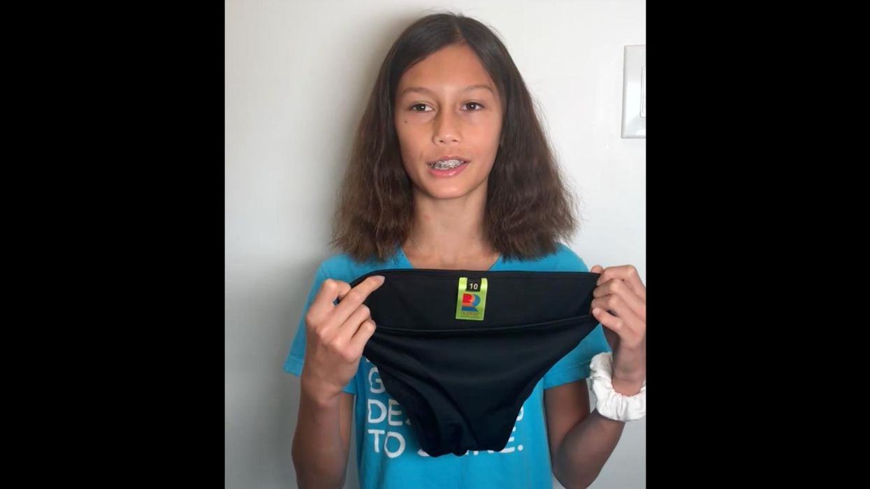 11-year-old transgender girl and father create 'form-fitting' swimsuit line for trans children: 'Magically turn a pointy poker into a dainty dune'