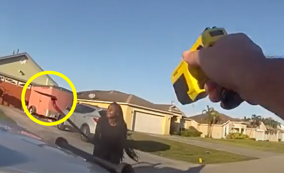 15-year-old Florida female caught on police bodycam video bashing cop car — with a shovel: 'You kidding me?'