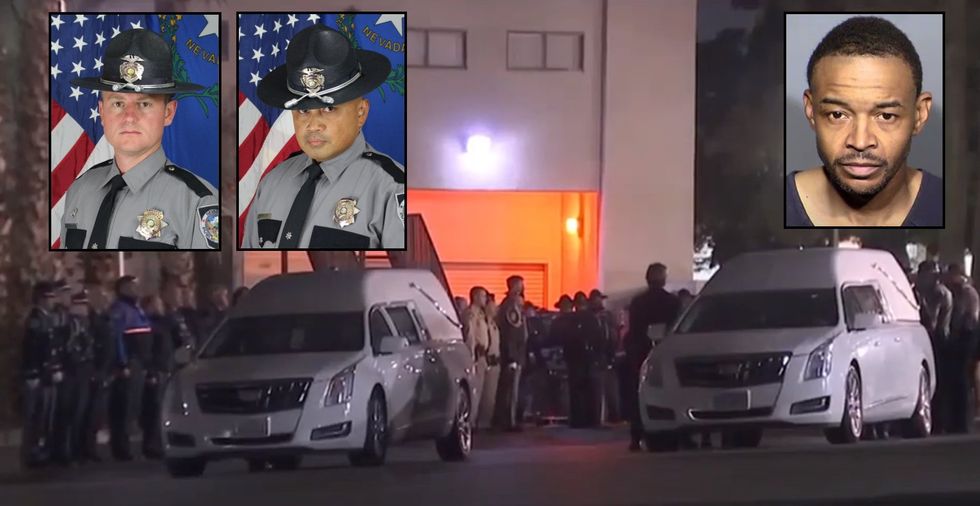 2 Nevada state troopers conducting wellness check die after inebriated suspect crashes into them on Las Vegas expressway