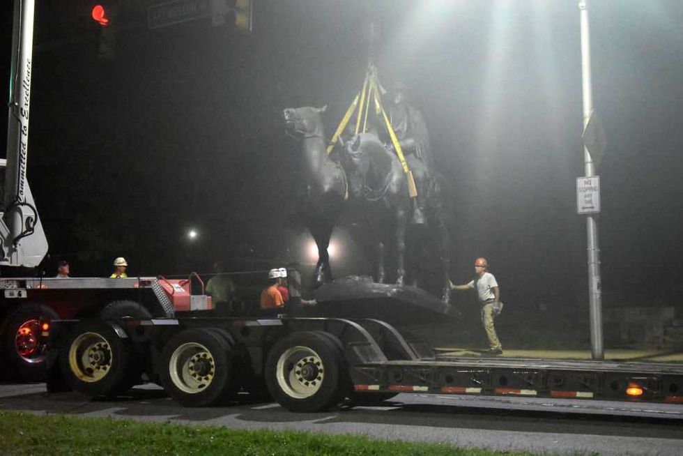 4 Confederate statues make their return — but their fate hangs in the balance