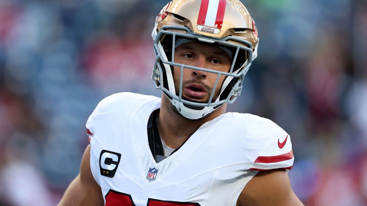 49ers Nick Bosa fined for wearing 'MAGA' hat in postgame interview despite appearing on-screen for less than 5 seconds