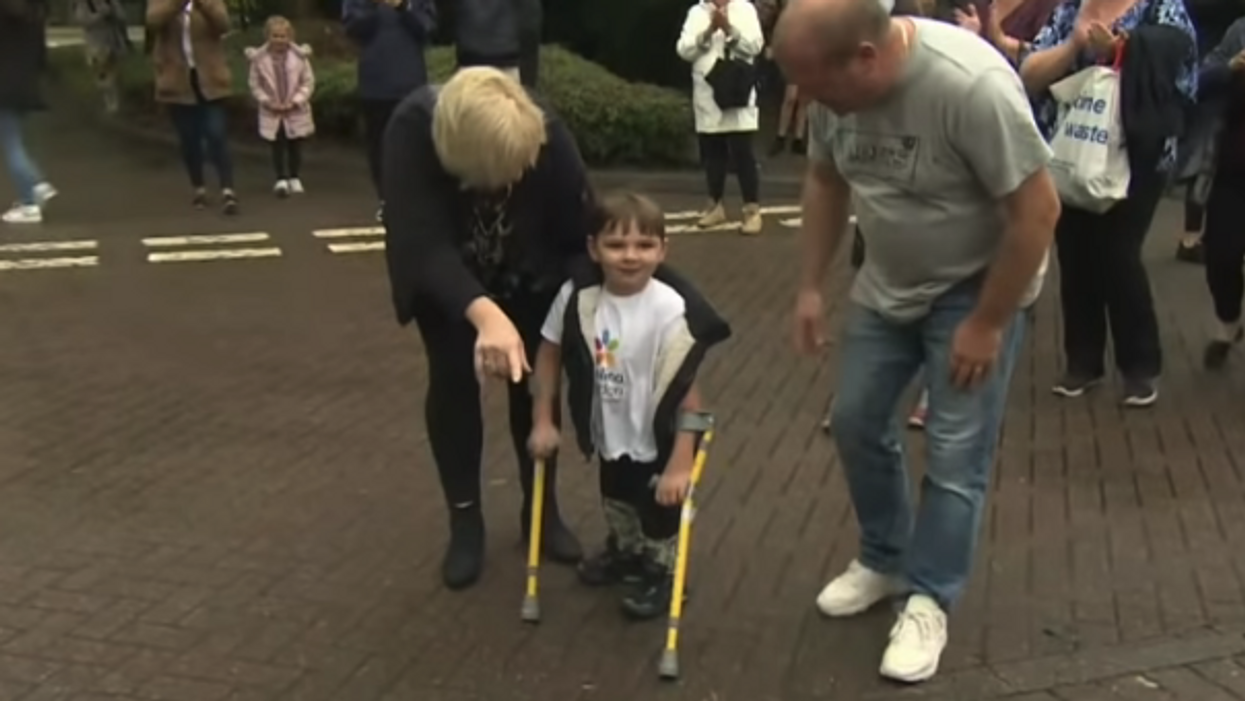 5-year-old who lost his legs