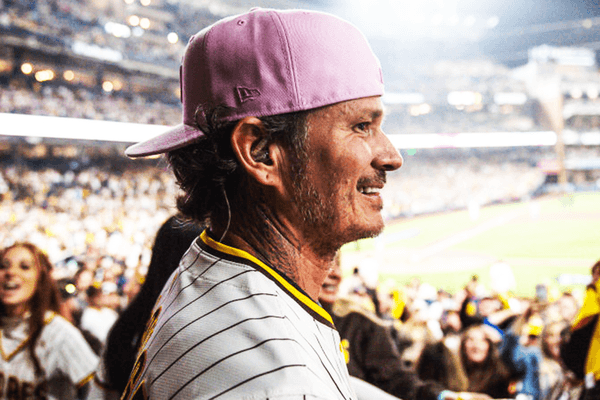 50-year-old rock star tears up at MLB playoff game — only Millennials will understand