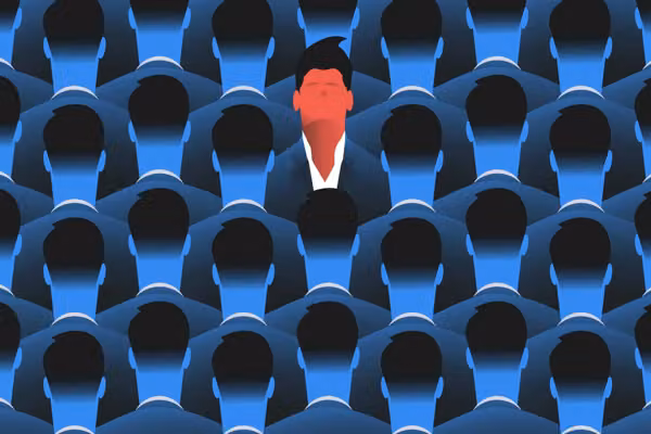 A roomful of young conservatives ... and just one parent