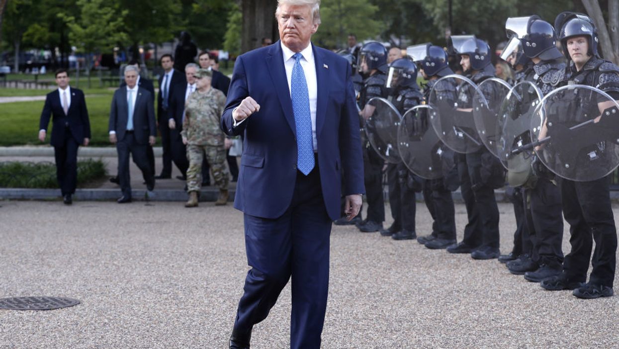 ACLU demands investigation into Trump's use of tear gas on protesters — but there are conflicting reports