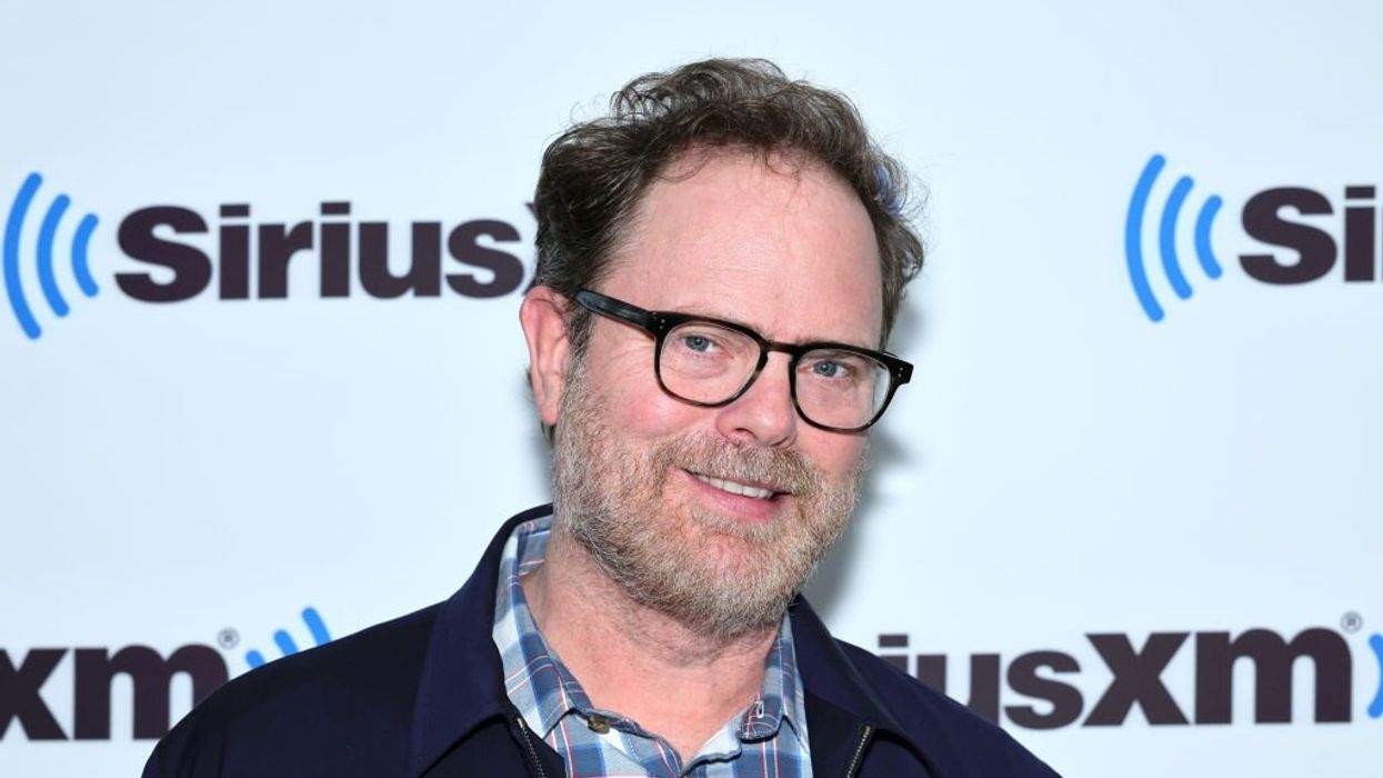 Actor Rainn Wilson says if he were writing about rich men north of Richmond, he'd talk about wealthy CEOs, not 'obese people on welfare'