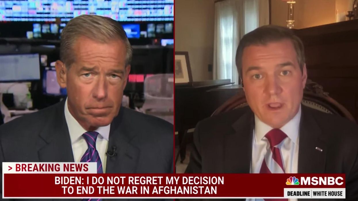 Afghan vet mocks MSNBC host for praising Biden, then delivers powerful rebuke of Biden's speech on Afghanistan