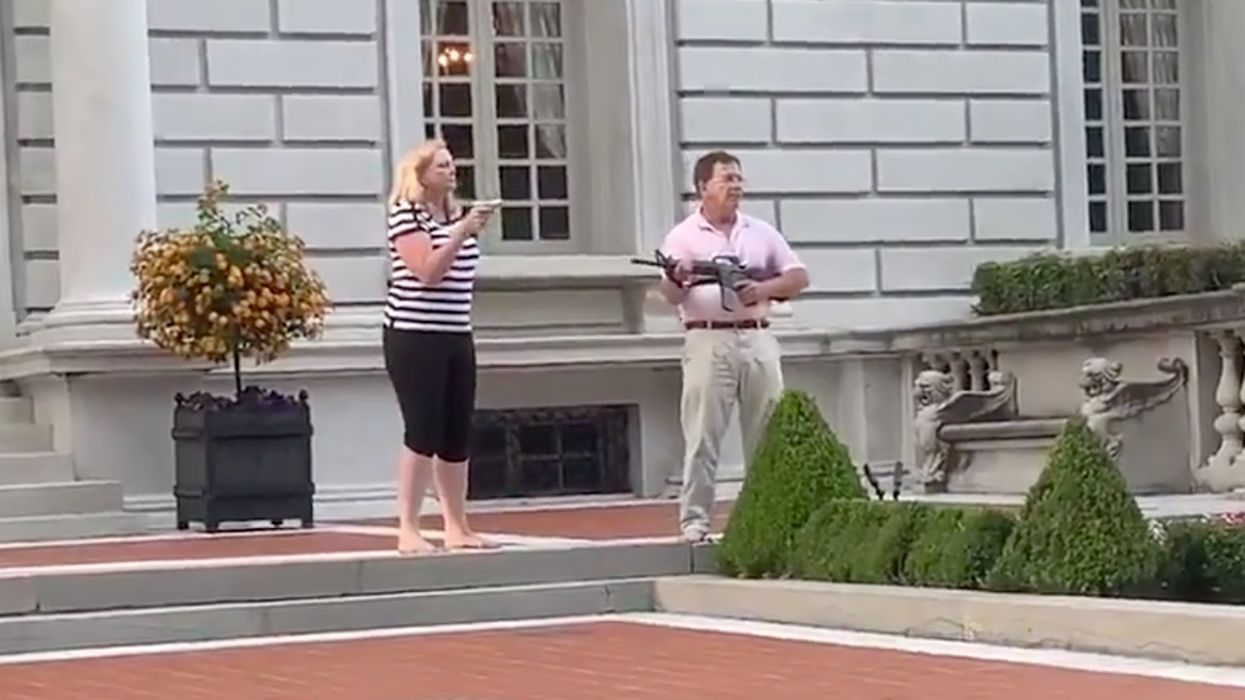 After protesters broke into their St. Louis gated community, couple confronts mob with firearms