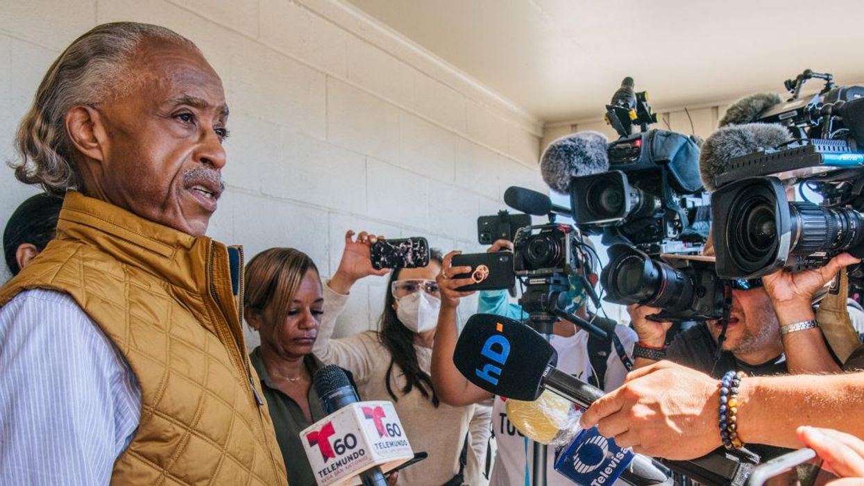Al Sharpton unmercifully blasted during press conference at border by hecklers: 'We don't want your racism in Texas!'
