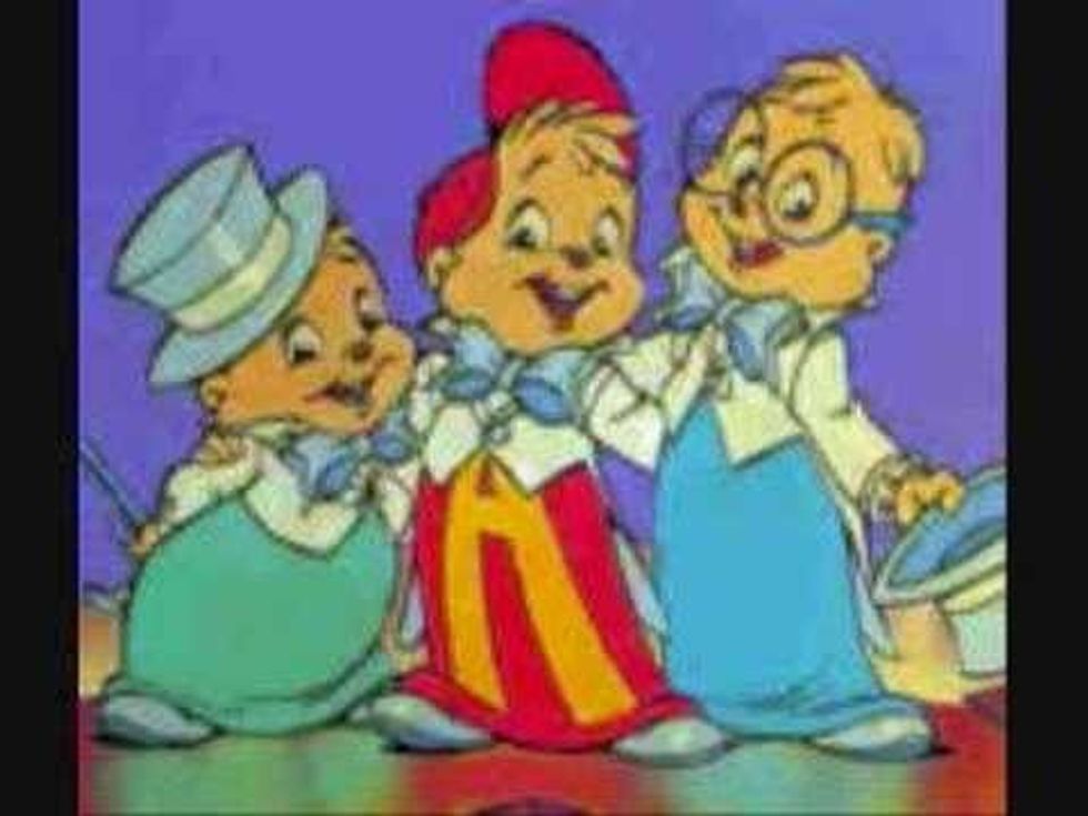 Alvin and the chipmunks we wish you a merry christmas