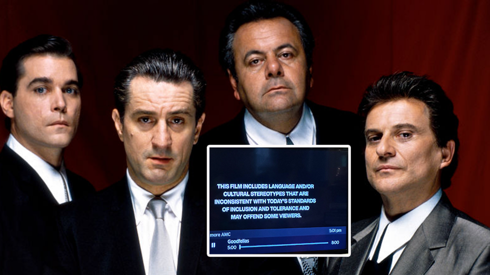 AMC hits 'Goodfellas' with a trigger warning over stereotypes and a lack of 'inclusion' and 'tolerance'