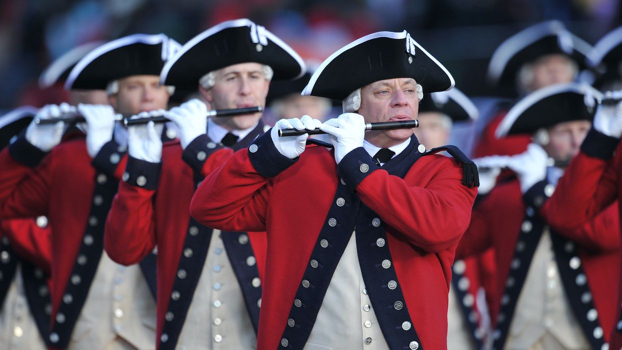 American colonists unsettled by British Parliament’s far-reaching Stamp Act tax