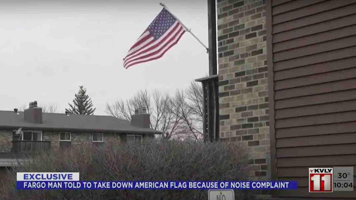 American flag must come down, condo association tells owner — because it's making too much 'noise' when wind blows