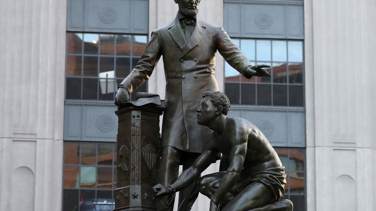 An Abraham Lincoln emancipation statue has been targeted for removal in Boston
