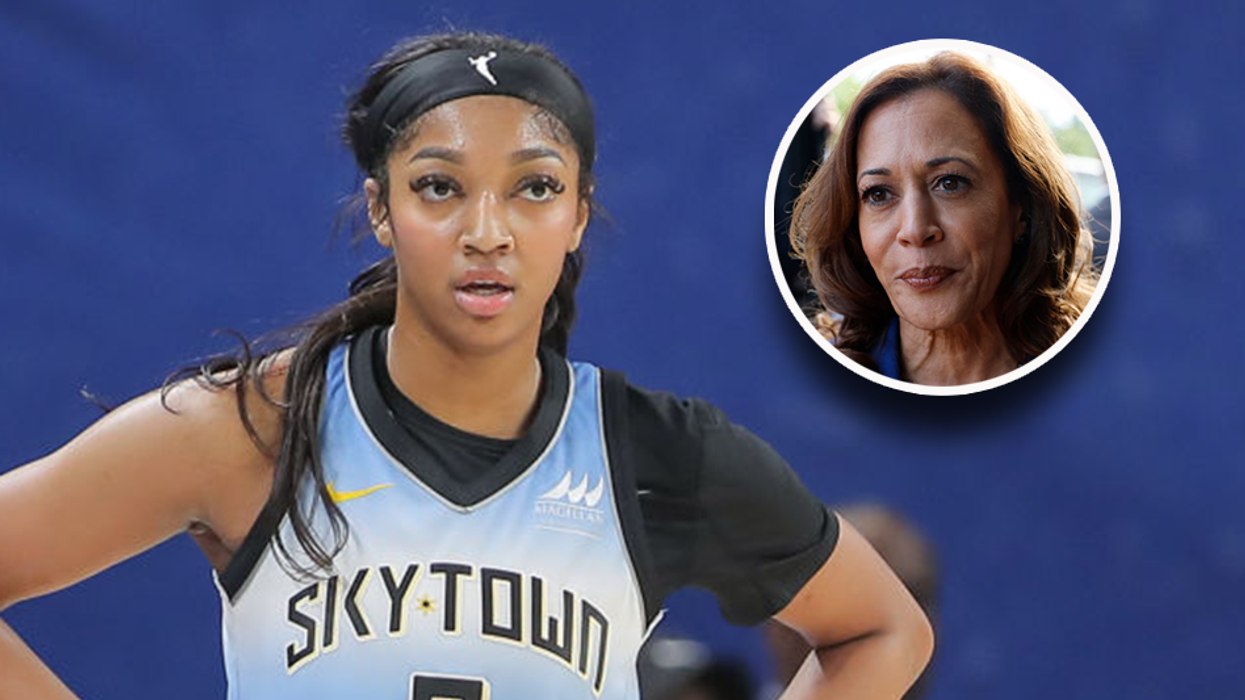 Angel Reese says she's not into politics after reporter asks about Kamala Harris being a 'woman' who is 'doing her thing'