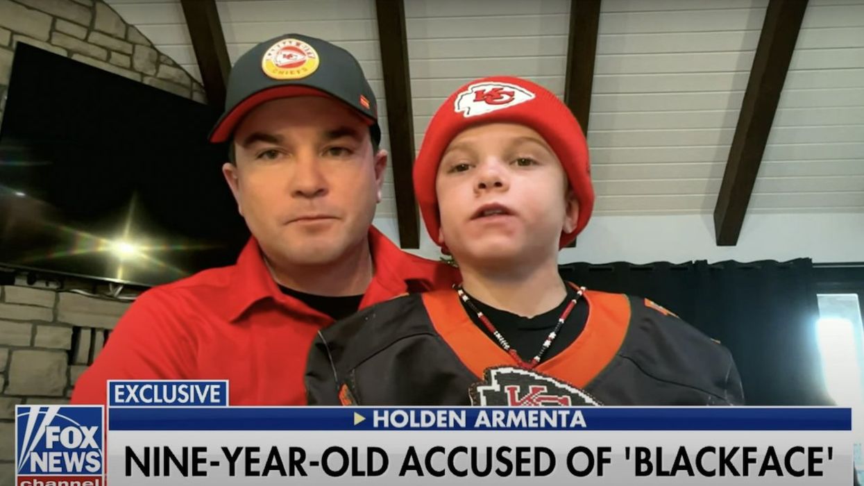 Angry dad says son has been 'pretty devastated' since Deadspin writer accused 9-year-old of wearing blackface to Chiefs game