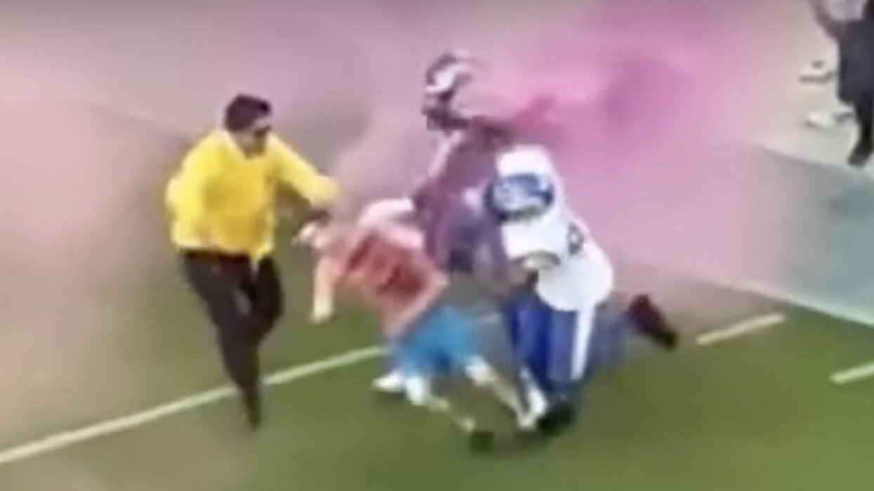 Animal-rights protester who ran onto field files police report against ...