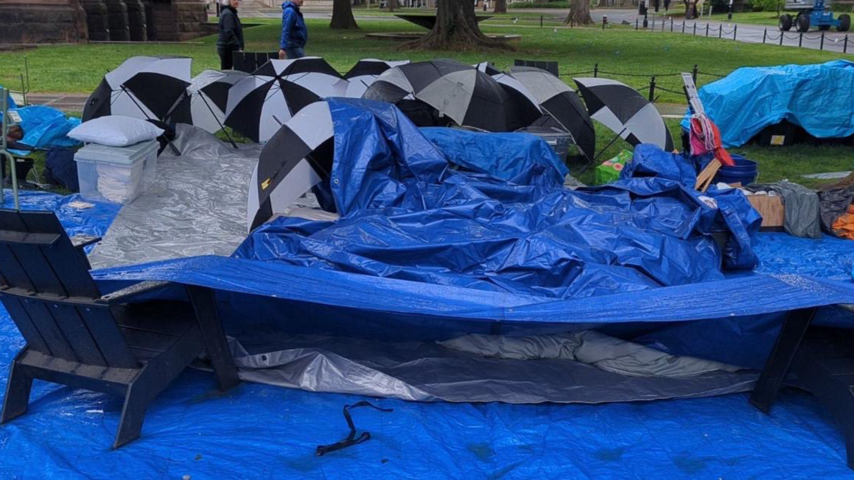 Anti-Israel protesters on hunger strike complain they need tents at Princeton