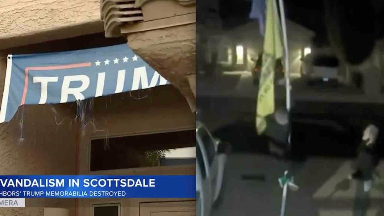 Anti-Trump vandals going hog-wild in Arizona neighborhood. But Biden campaign signs? They're left alone.