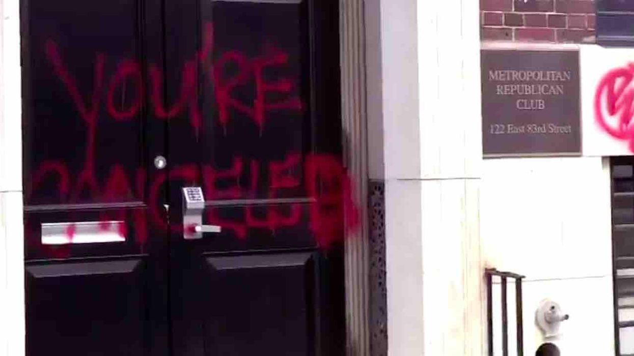 Antifa blamed for NYC Republican club vandalism same day historic group planned Christmas, Hanukkah celebration