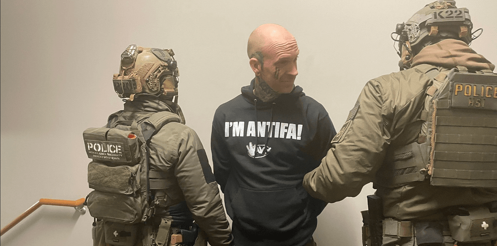 Antifa, women's clothing, and Church of Satan: Thug who allegedly threatened ICE agents is a proud degenerate