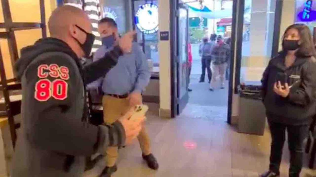 'Are you gonna pay my rent?': California restaurant owner explodes at health dept. workers citing him for defying closure order