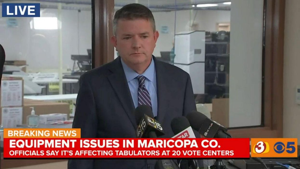 Arizona election officials report issues with vote-counting machines at 20% of polling locations in Maricopa County