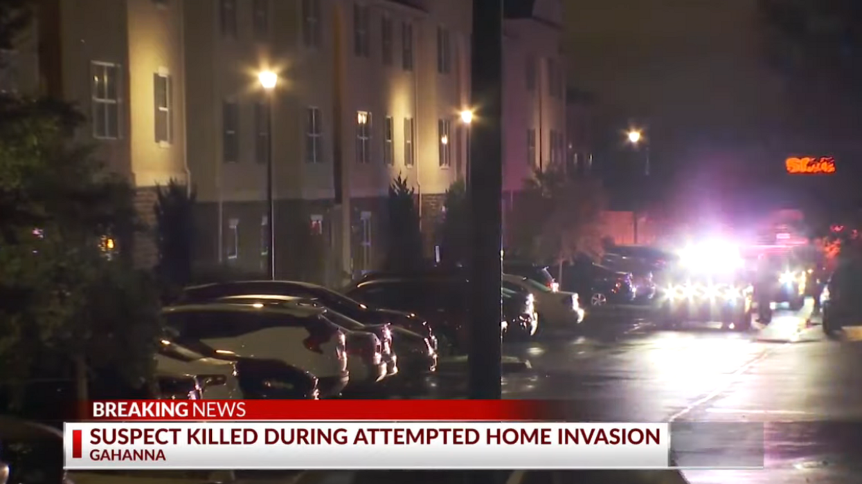 Armed intruder allegedly tried to break into an apartment in Ohio, but the occupant had a gun, too — and used it