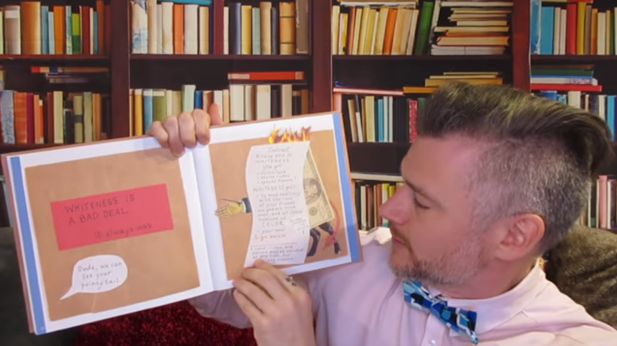 At least 30 school districts use children's book that teaches 'whiteness' is an evil contract with the devil
