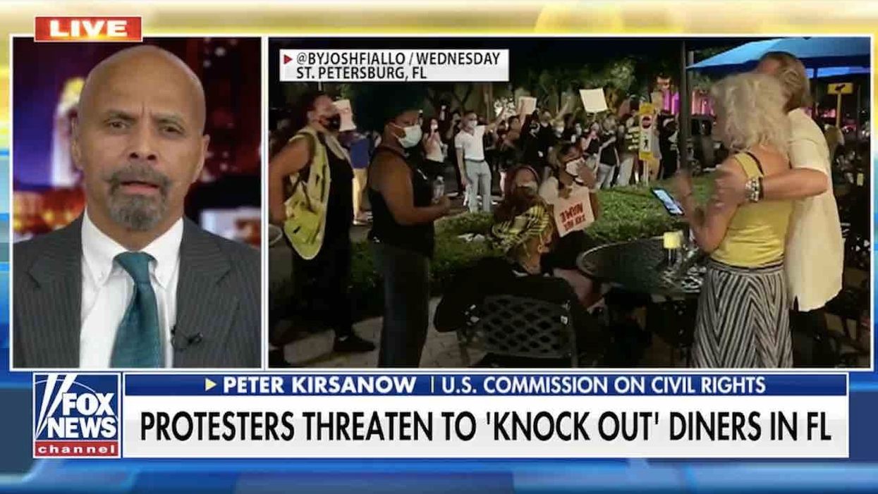 'At some point, they're gonna sit at the wrong table': Black civil rights official predicts 'violence' against protesters who harass diners