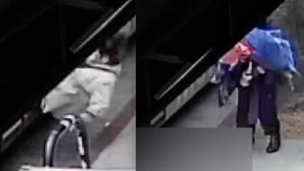 Attacker allegedly kicks 84-year-old woman out of bus before spitting at victim lying flat on sidewalk; passerby pretends to help but swipes her purse, witness says