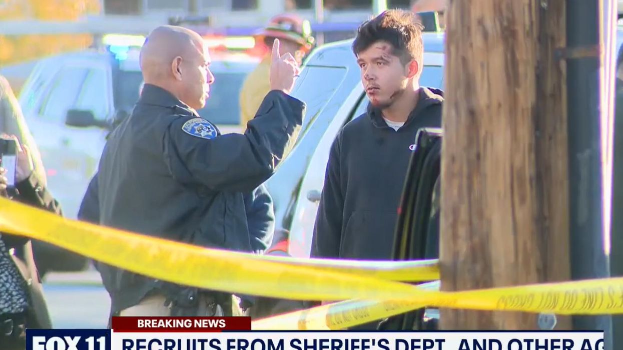 Attempted murder suspect freed from jail after allegedly plowing through 25 LA sheriff's recruits and leaving behind 'bodies everywhere, bones sticking out and bleeding'