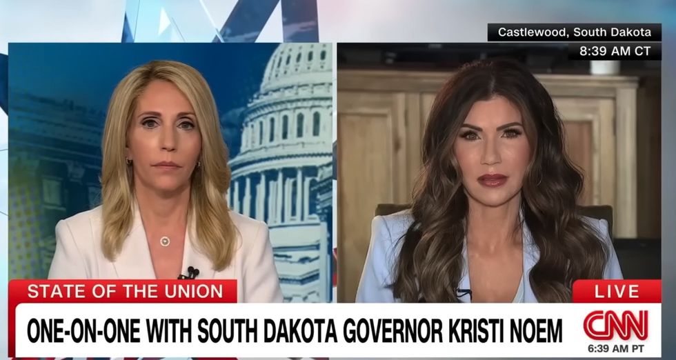 Awkward silence hits CNN airwaves when Gov. Kristi Noem confronts host for defending Biden on border crisis
