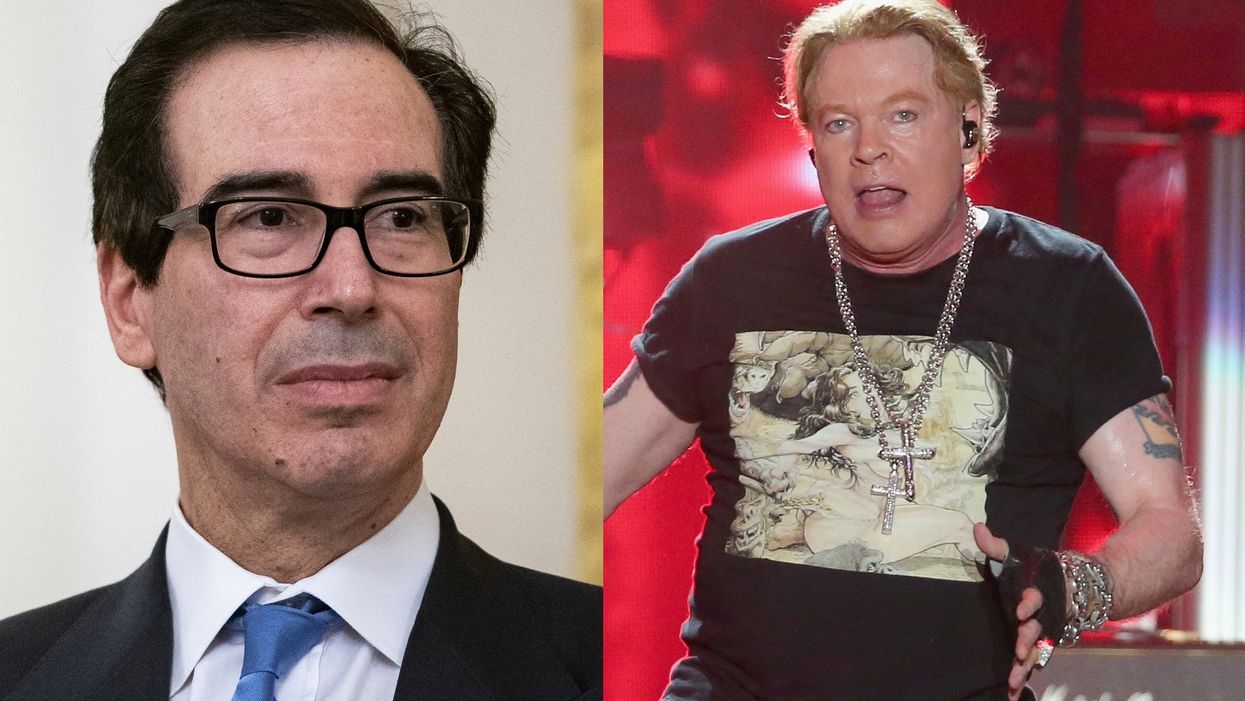 Axl Rose insults Treasury Secretary Steve Mnuchin on Twitter — and he just responded