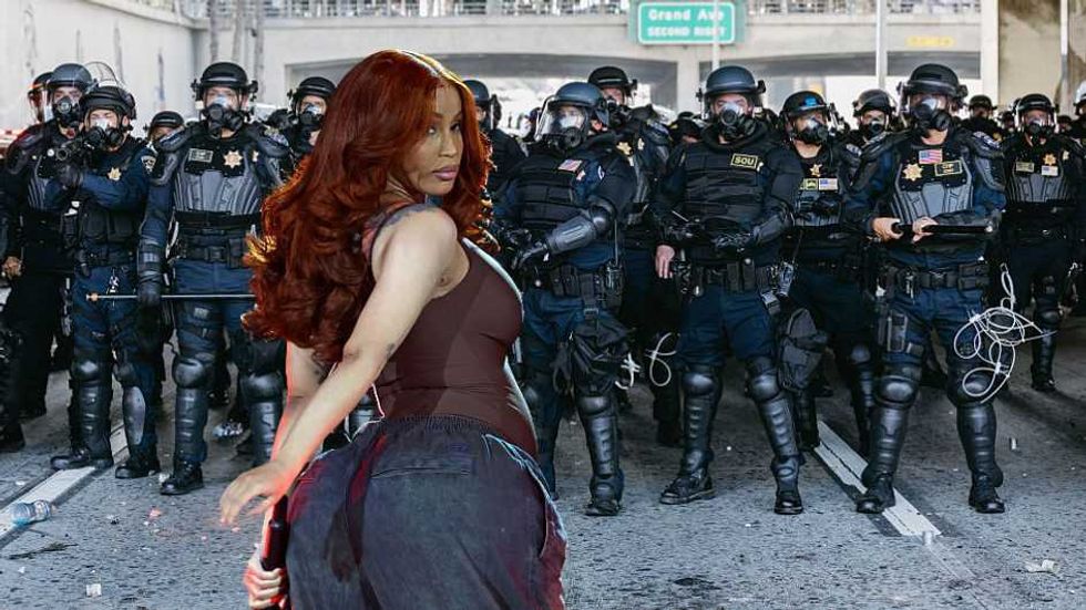 B is for butthead: Raunchy rapper threatens 'bear mace' for ICE agents