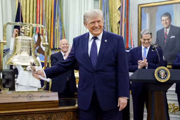 Baby's first stock portfolio: Trump marks 'Trump Accounts' launch with historic bell-ringing