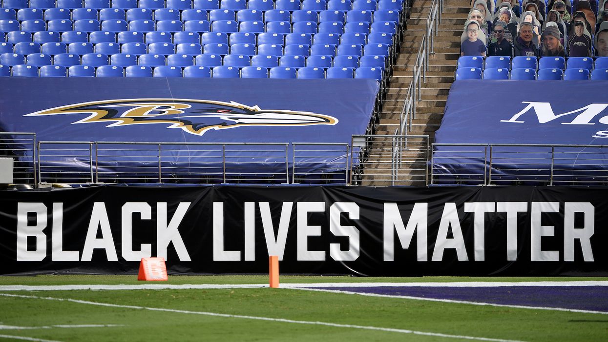 Baltimore Ravens players stand for black national anthem — then take a knee when 'The Star-Spangled Banner' is played