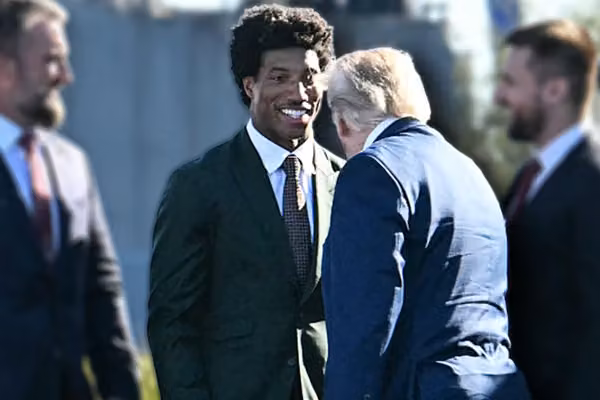 Baltimore Ravens star Marlon Humphrey trashed for meeting with Trump — but another star is backing him up