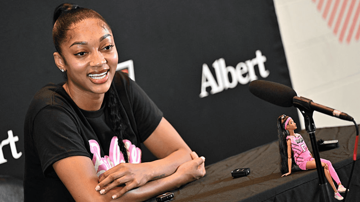 #BarbieSoWhite? Race-baiting WNBA star Angel Reese acts like she's never seen a black doll before