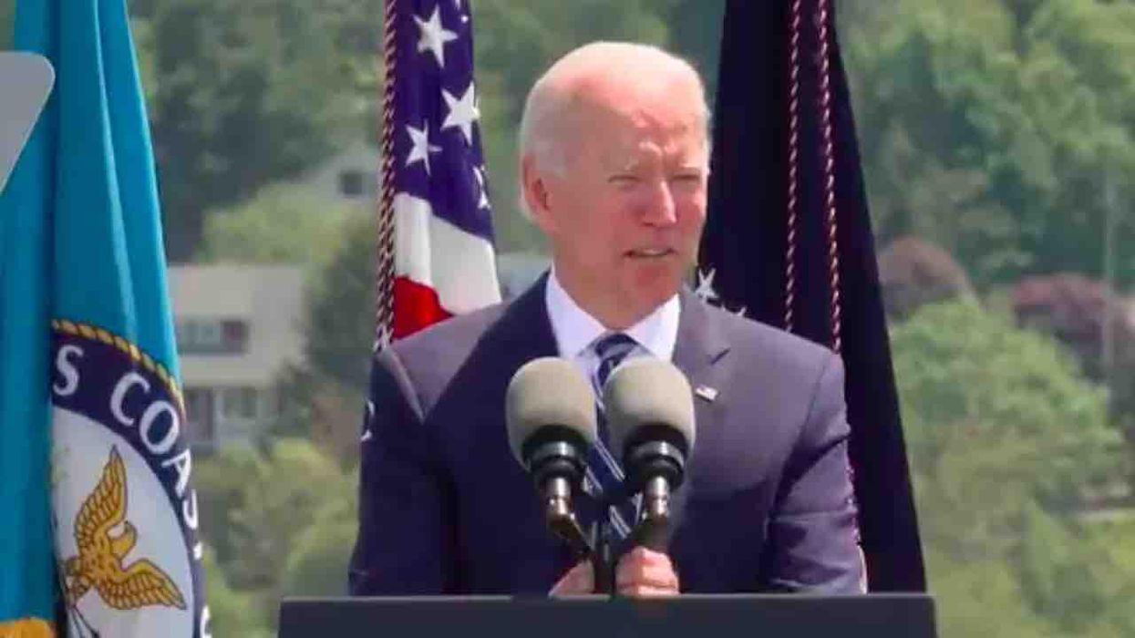 Biden calls Coast Guard grads 'really dull' when they don't clap during his commencement address: 'C'mon man! Is the sun gettin' to ya?'