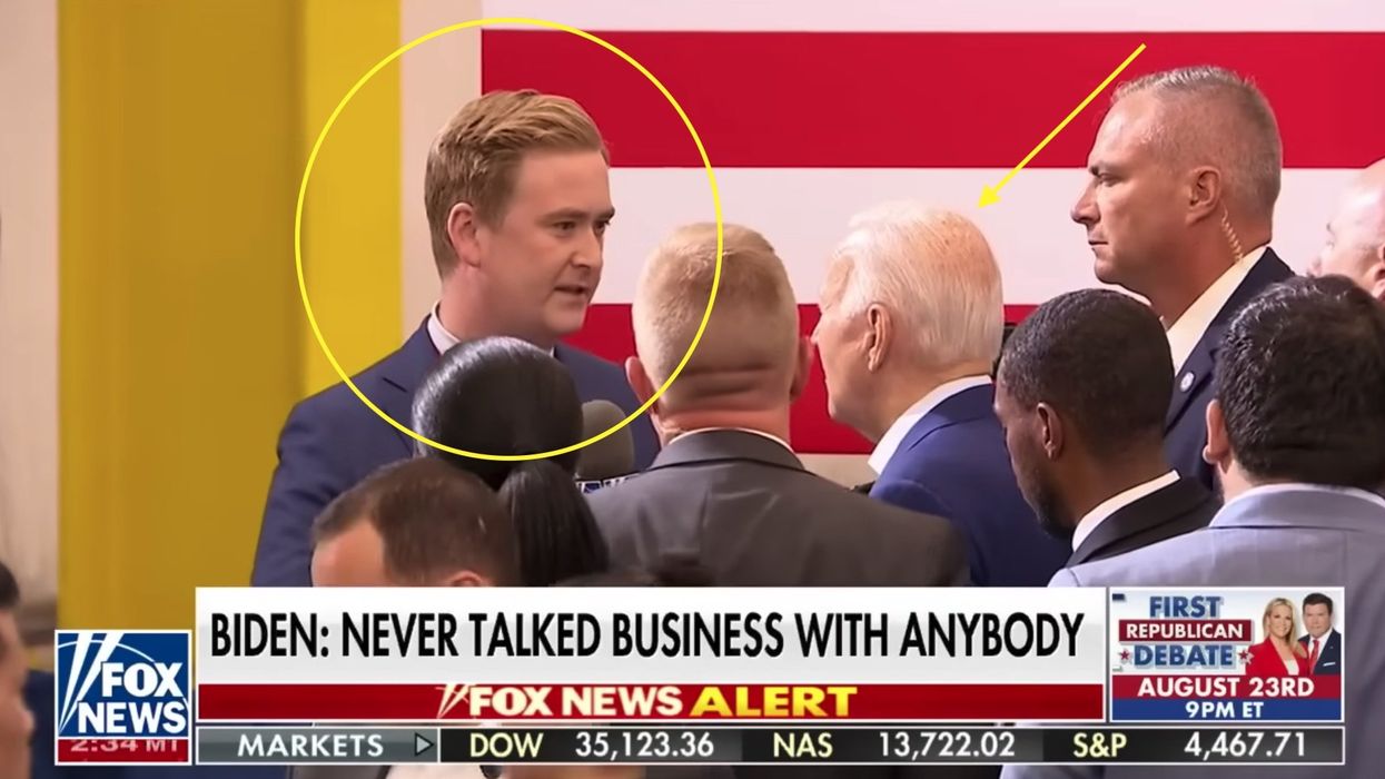 Biden calls over Fox News reporter to ask a question — then immediately regrets it: 'He waved us on over'