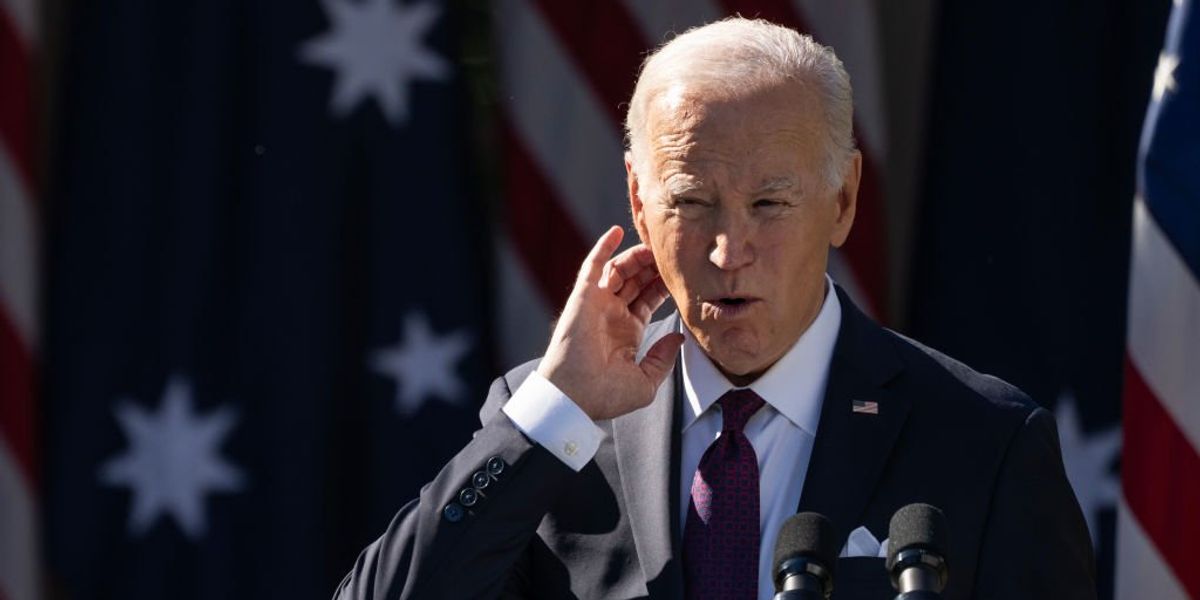 NextImg:Biden campaign tries to dunk on House Speaker Johnson over his views on gay marriage, apparently hoping no one remembers the president's long-standing opposition to gay marriage