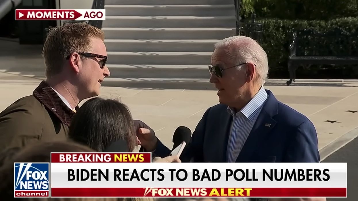 Biden denies reality when Peter Doocy confronts him about trailing Donald Trump in key battleground states