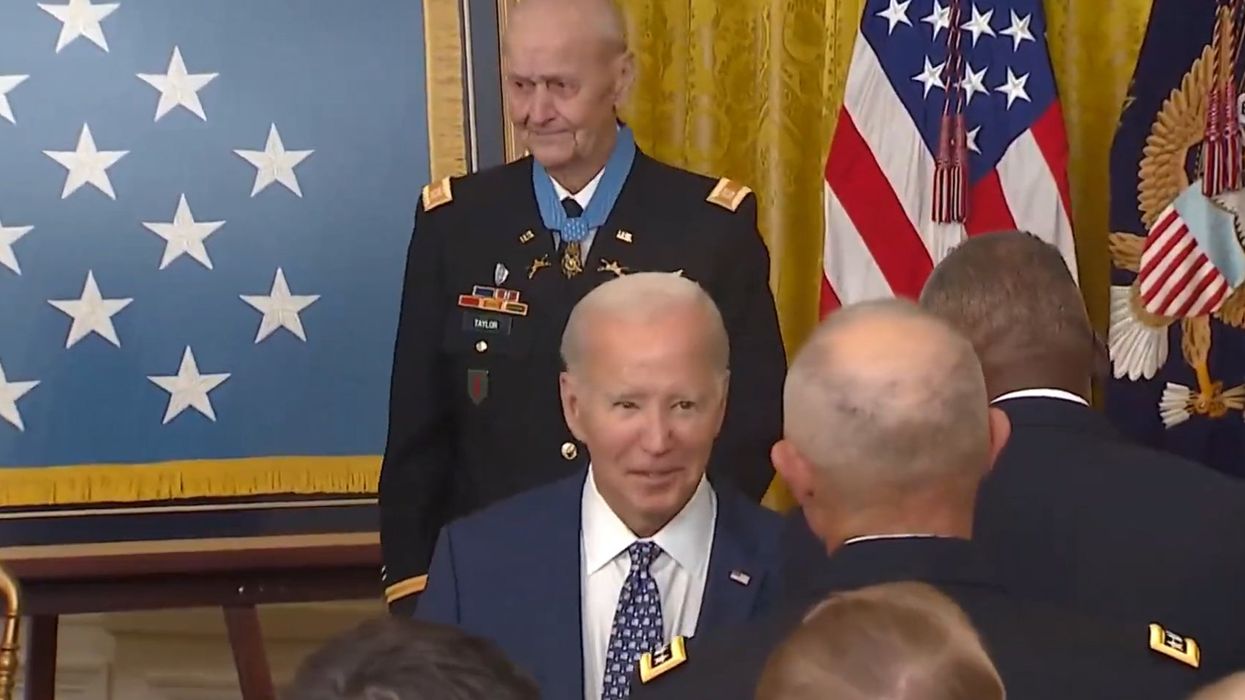 Biden ditches Medal of Honor ceremony early, leaving heroic Vietnam War veteran alone during benediction