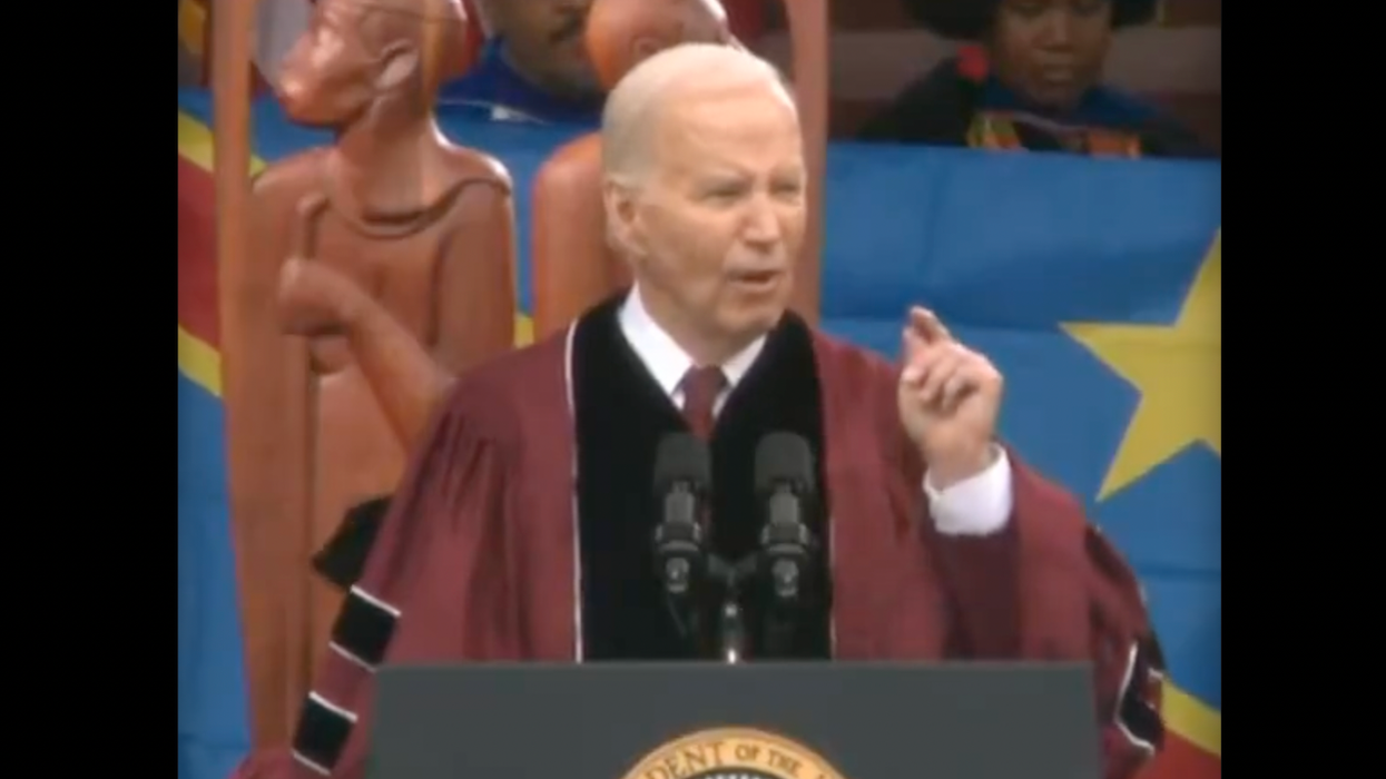 Biden to grads of traditionally black Morehouse College: Black men getting killed in street; US doesn't love black men enough