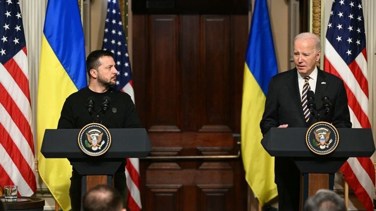 Biden uses Russian propaganda to shame Republicans for questioning more Ukraine aid: 'That's a Russian speaking'