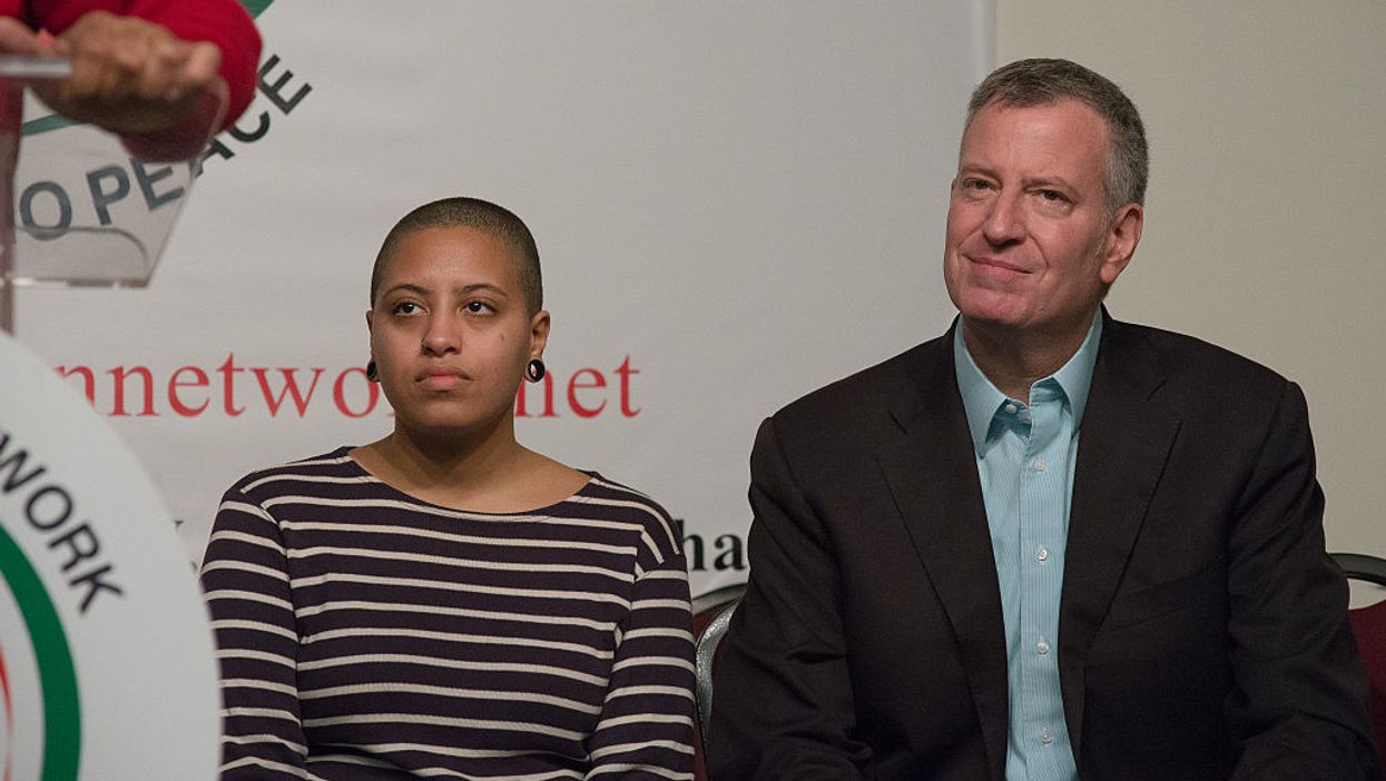 Bill de Blasio blamed Trump for violent unrest. Then his daughter was arrested for protesting.