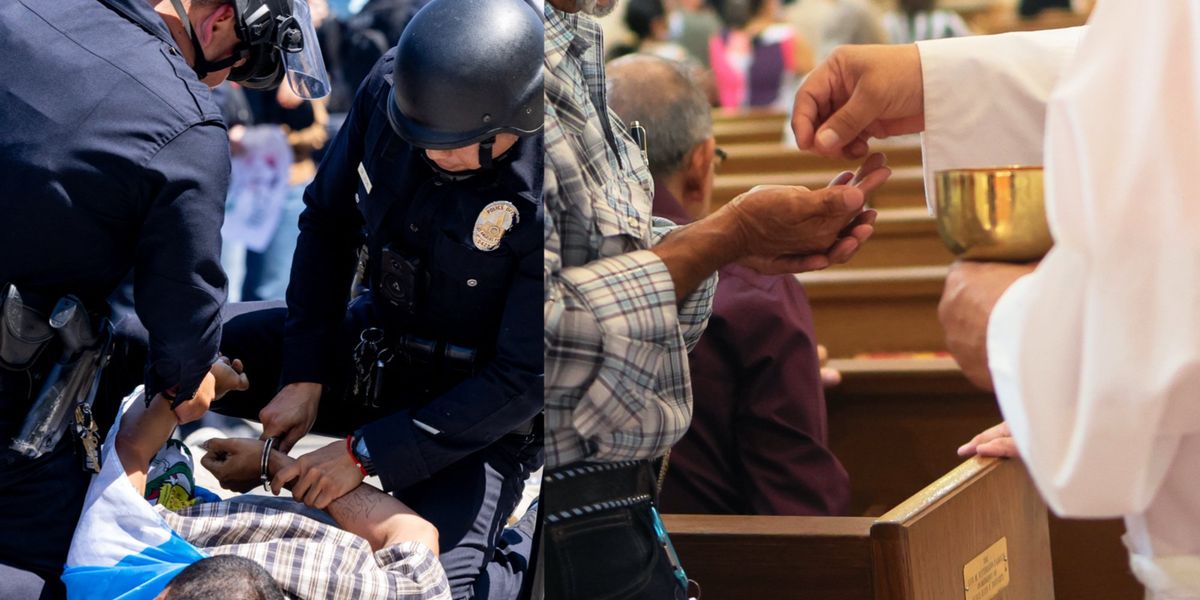 Bishop in largest California county frees Catholics from obligation to attend Mass over fear of deportations Bishop in largest California county frees Catholics from obligation to attend Mass over fear of deportations