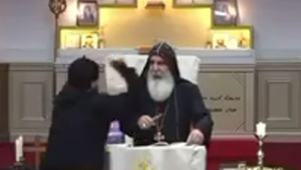 Bishop‚ priest‚ and parishioners stabbed in Australian church just days after nearby mall massacre